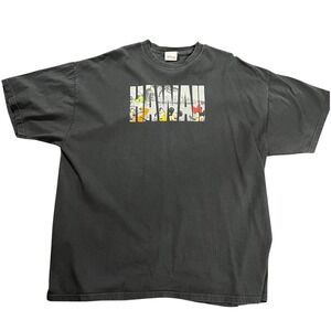 2000s Disney Store Hawaii Graphic T-Shirt Unisex XXL Mickey Goofy Pluto Minnie